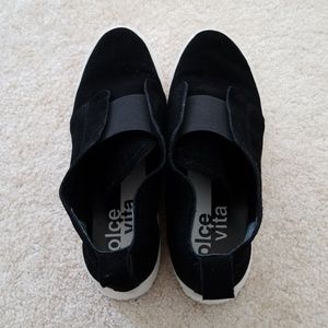 Dolce Vita Suede Platform Slip Sneakers Size 7.5